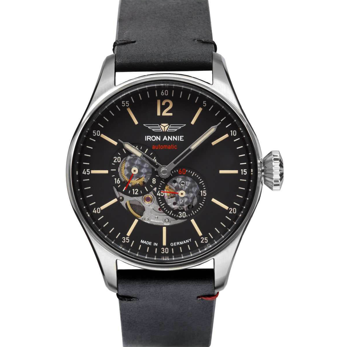 Montre Iron Annie FLIGHT CONTROL Automatique - Noir - 42 mm - I-5172-2