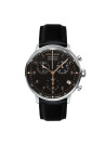 Montre Homme BAUHAUS CHRONO DATE 4H30 C/NOIR AIG PO B/CUIR NOIR