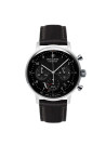 Montre Homme BAUHAUS CHRONO SOLAR POWERED C/NOIR B/CUIR NOIR