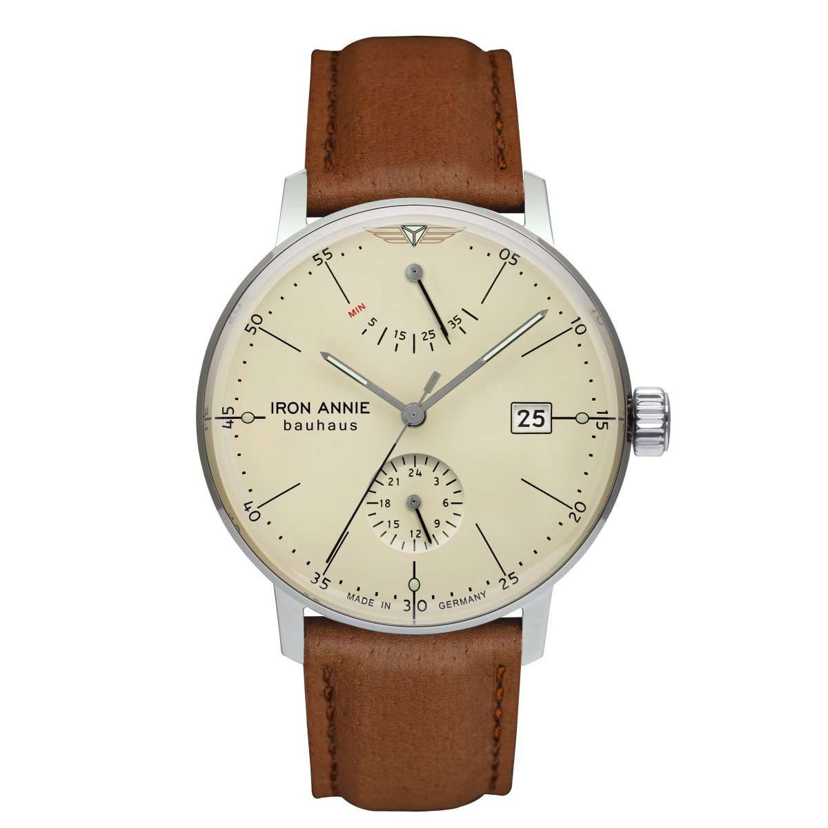 Montre Iron Annie BAUHAUS Automatique - Beige - 41 mm - I-5060-5