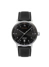 Montre Homme BAUHAUS C/NOIR DATE A 6H B/CUIR NOIR