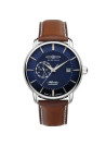 Montre Homme Zeppelin Homme ATLANTIC AUTO 24H CUIR COGNAC