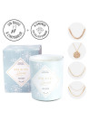 Bougie Bijou Collier doré - Parfum Voile de coton - 40h