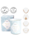 Bougie Bijou Collier doré - Parfum Voile de coton - 40h