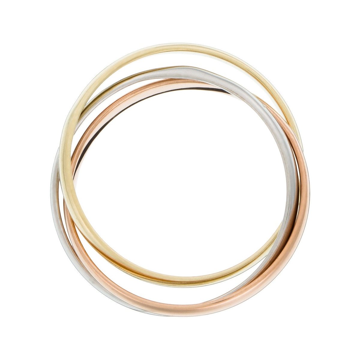 Bague "Triomphe" Or tricolore