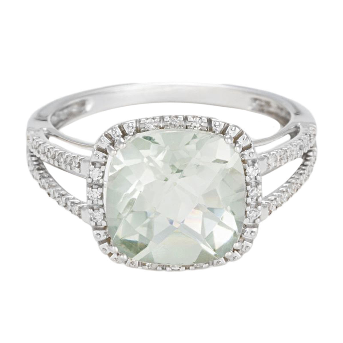 Bague "Bienveillante" Or blanc et Améthyste