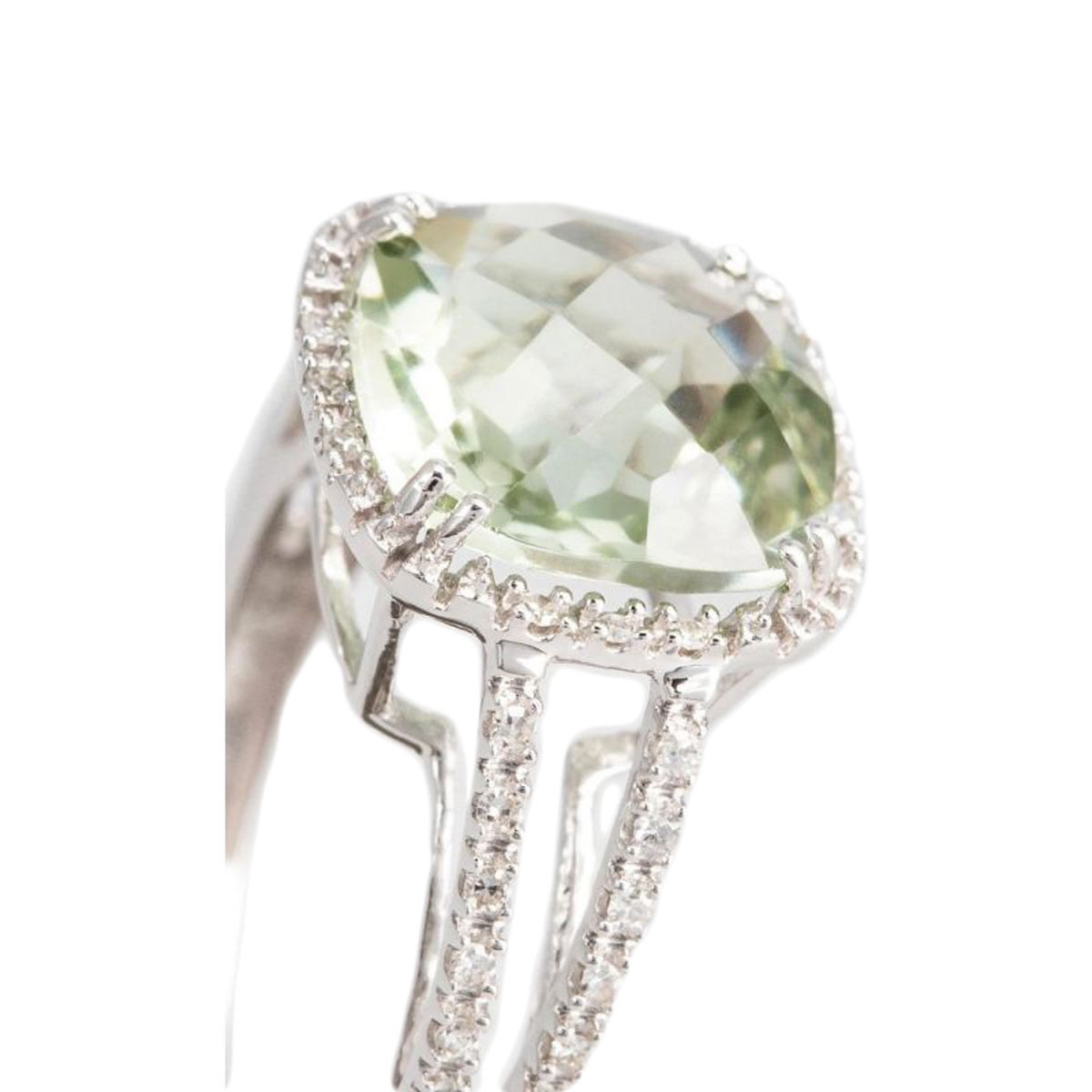 Bague "Bienveillante" Or blanc et Améthyste