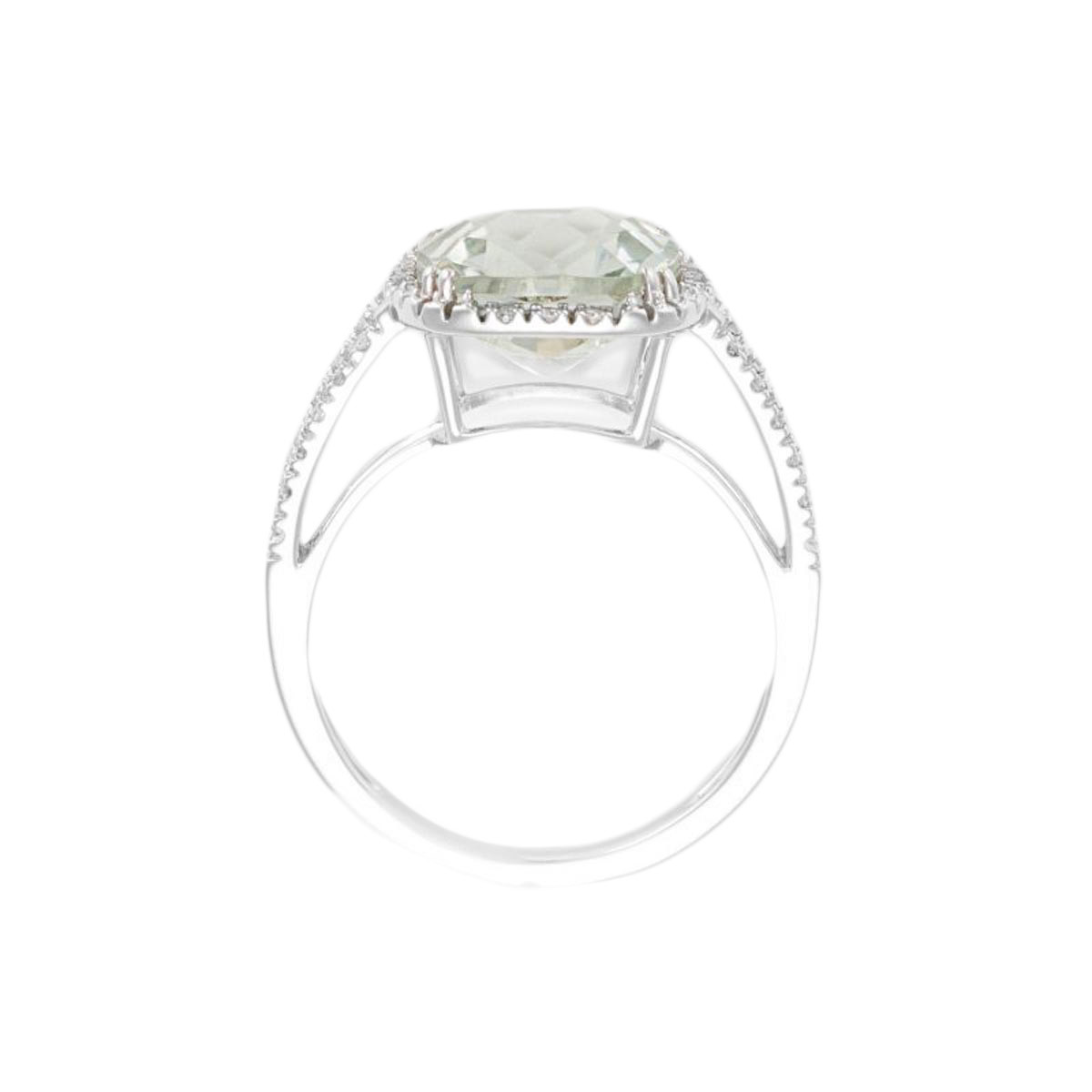 Bague "Bienveillante" Or blanc et Améthyste