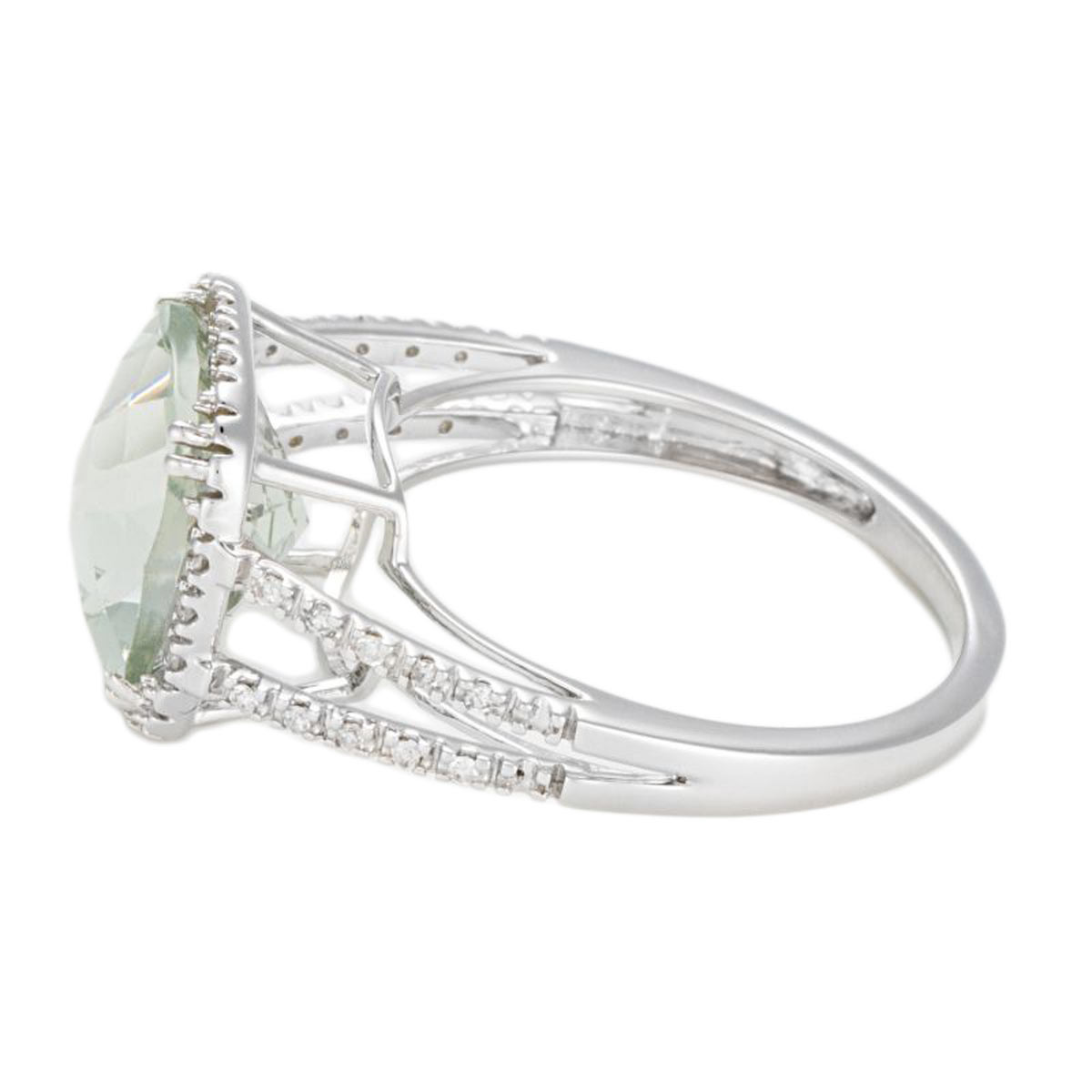 Bague "Bienveillante" Or blanc et Améthyste