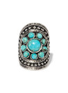 Bague argent massif et pierre naturelle