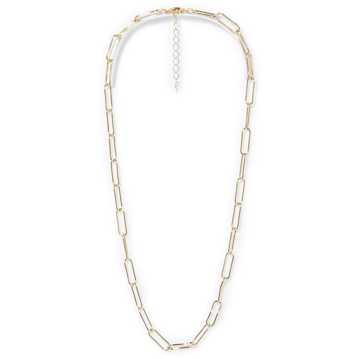 Chaîne Toscane en laiton doré fermoir mousqueton Collier Toscane