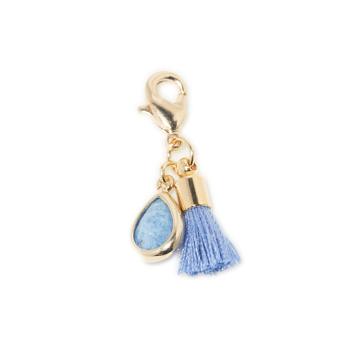 Double Clips Anemone Blue Aventurine Double Charm's Anemone Blue Aventurine