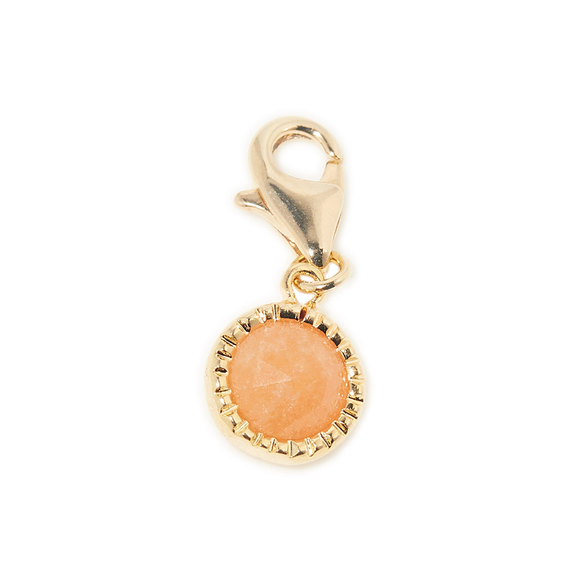 Clips Asia Orange Aventurine Charm's Asia Orange Aventurine