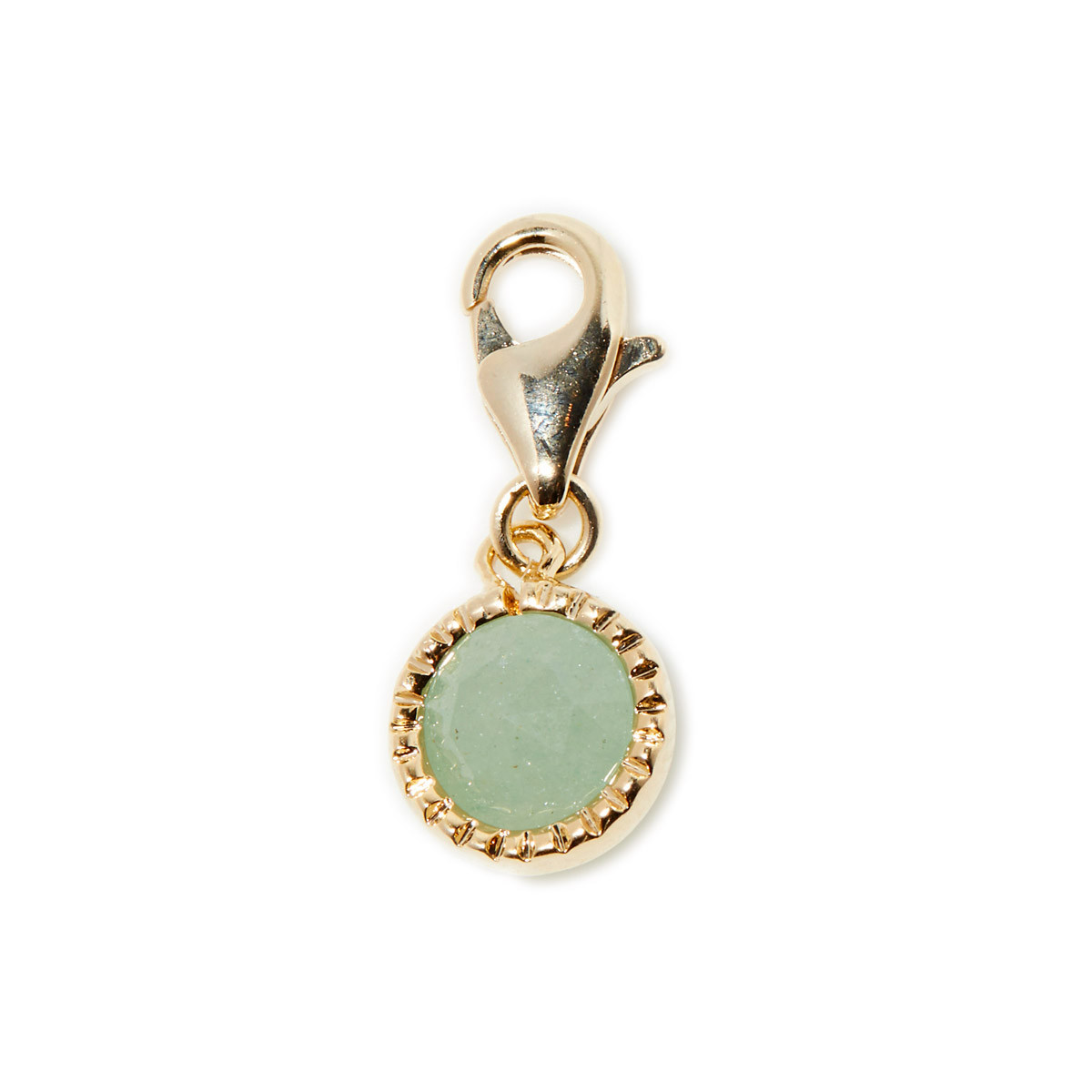 Clips Asia Green Aventurine Charm's Asia Green Aventurine