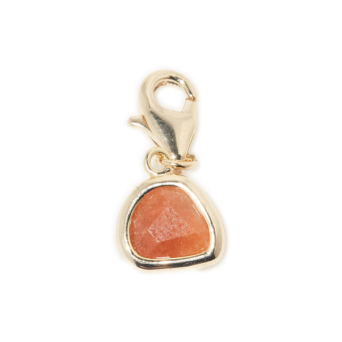 Clips Ambre Red Aventurine Charm's Ambre Orange Aventurine