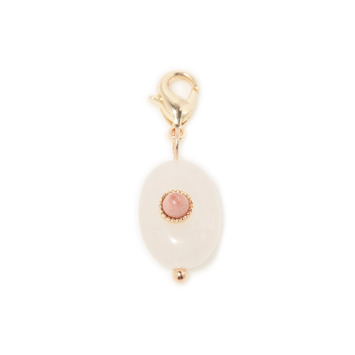 Clips Polymnie Rose Quartz Charm's Polymnie Rose Quartz