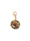 Clips Uranie Oeil de tigre marron