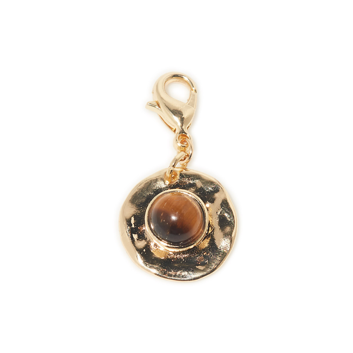 Clips Uranie Oeil de tigre marron Charm's Uranie Oeil de tigre marron
