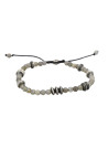 Bracelet Homme "KERWAN" avec perles de Labradorite et Argent 925