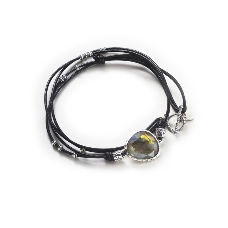 MES BIJOUX.FR Bracelet Homme Argent 925/1000 "Torran" - Long : 52 cm