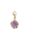Clips Agata Amethyste