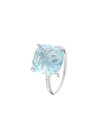 bague de fiançailles topaze bleue