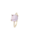 Bague Or Jaune Diamant et Améthyste
