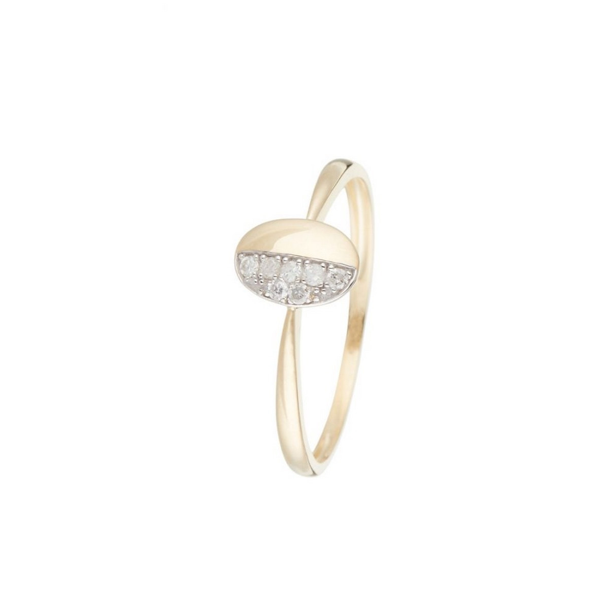Bague Or Jaune et Diamant Bague "Debara" Or jaune et Diamants