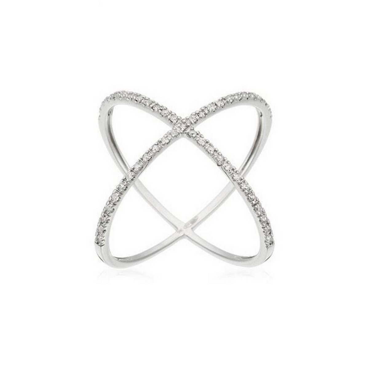 Bague Or Blanc et Diamant Bague "Destin Magique" Or blanc et Diamant