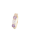 Bague Or Jaune Diamant et Pierre Précieuse