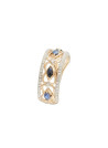 Bague Or Jaune Diamant et Saphir