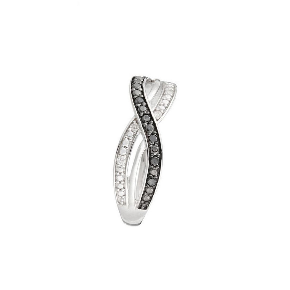 Bague " Giselle" Or blanc et Diamant