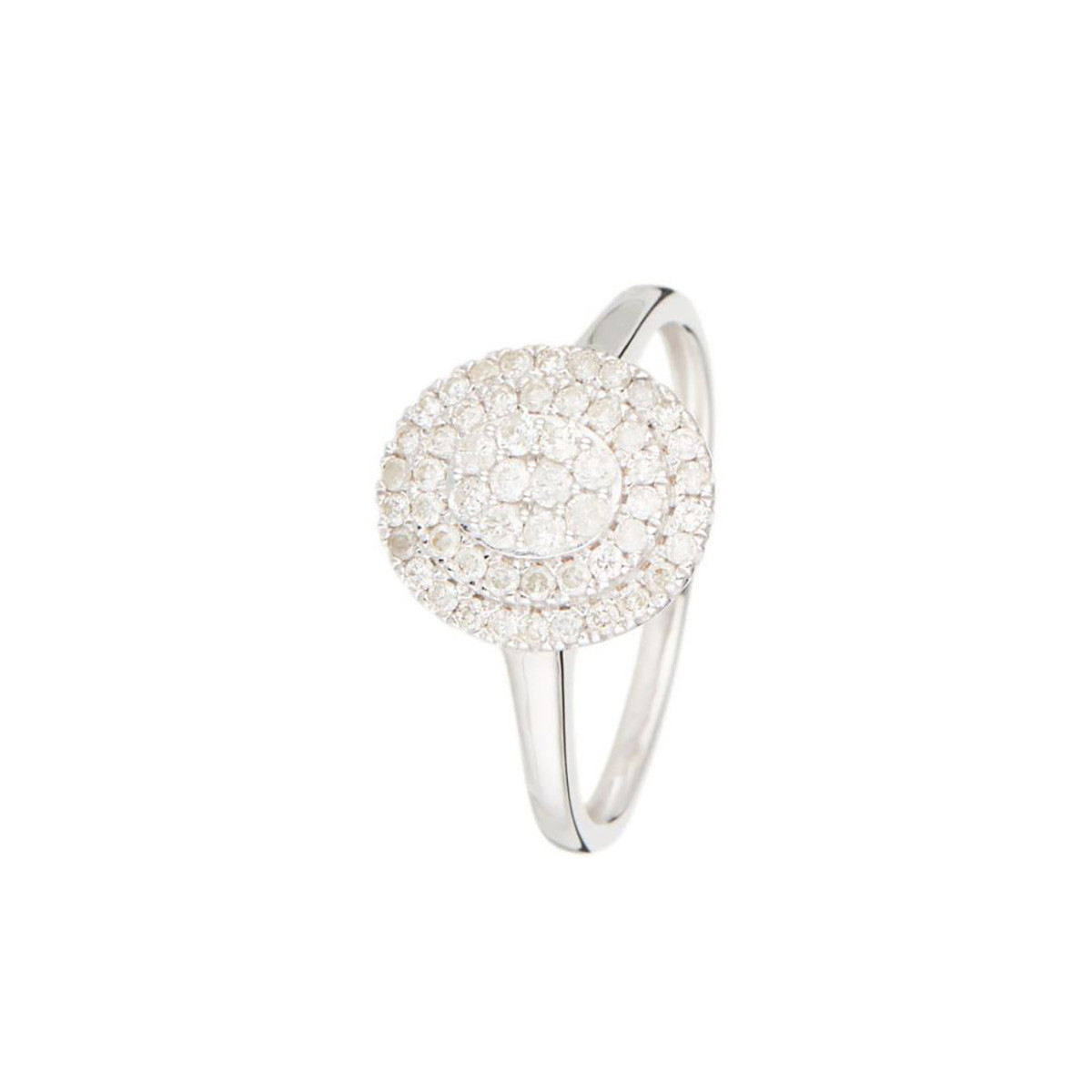 Bague Or Blanc et Diamant Bague "Léa" Or blanc et Diamant
