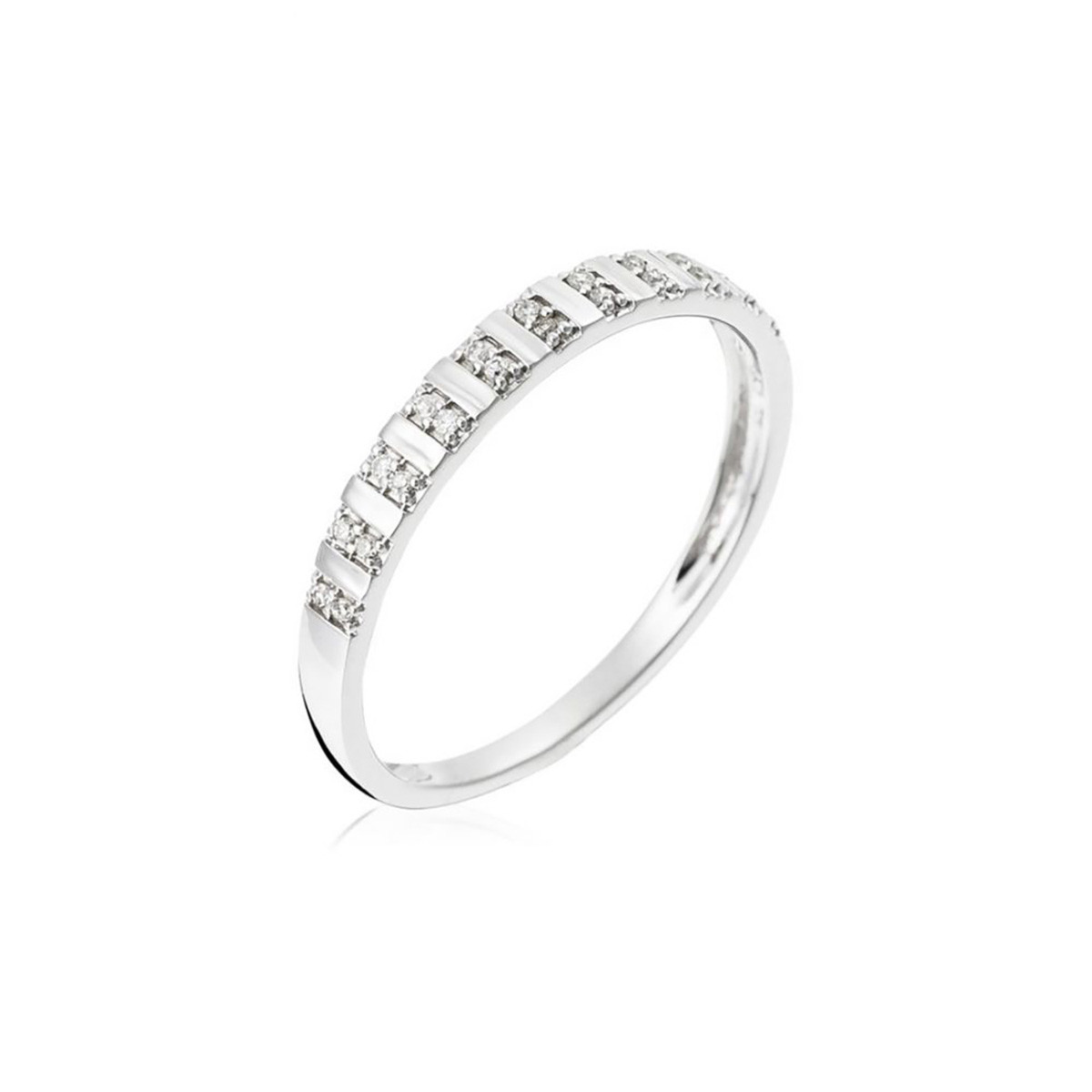 Bague "Capricieuse" Or blanc et Diamant