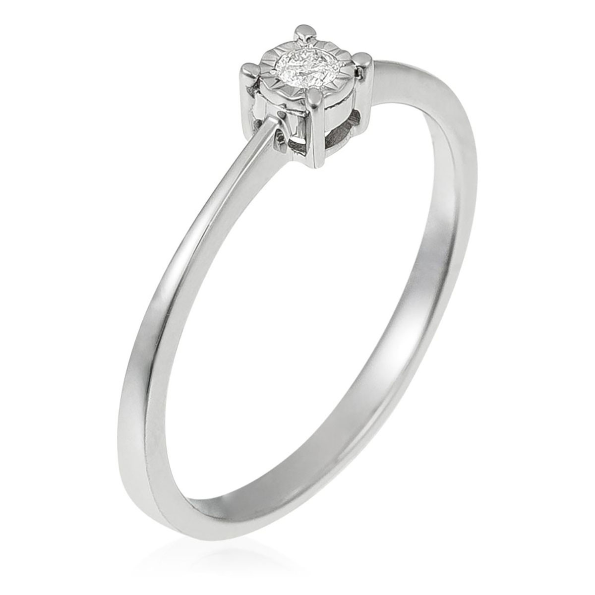 Bague Or Blanc et Diamant Bague " Dorothée" Or blanc et Diamant