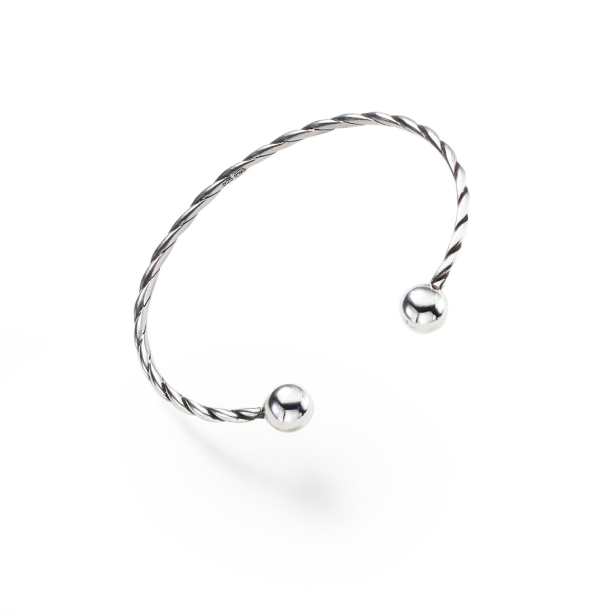 Bracelet jonc Homme CHEM en Argent massif 925 Bracelet Homme Argent 925/1000 "Astraeus"