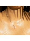 Pendentif Goutte Somptueuse Or et  Diamants