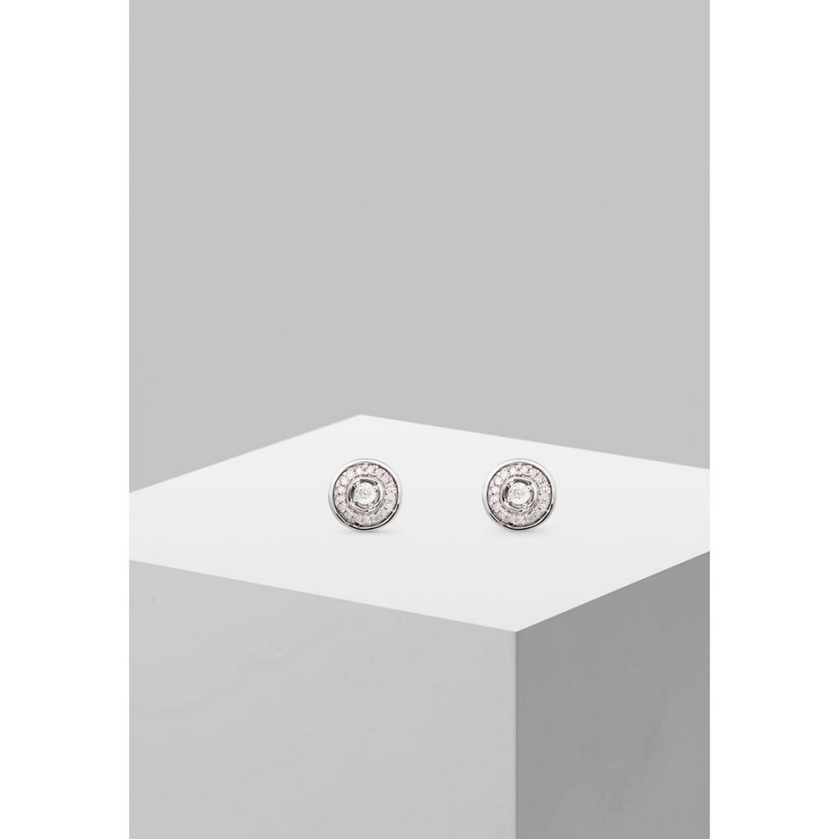 Boucles d'oreilles Or Blanc et Diamant Boucles d'oreilles "Ophélia" Or blanc et Diamant