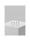 Boucles d'oreilles Or Blanc et Diamant