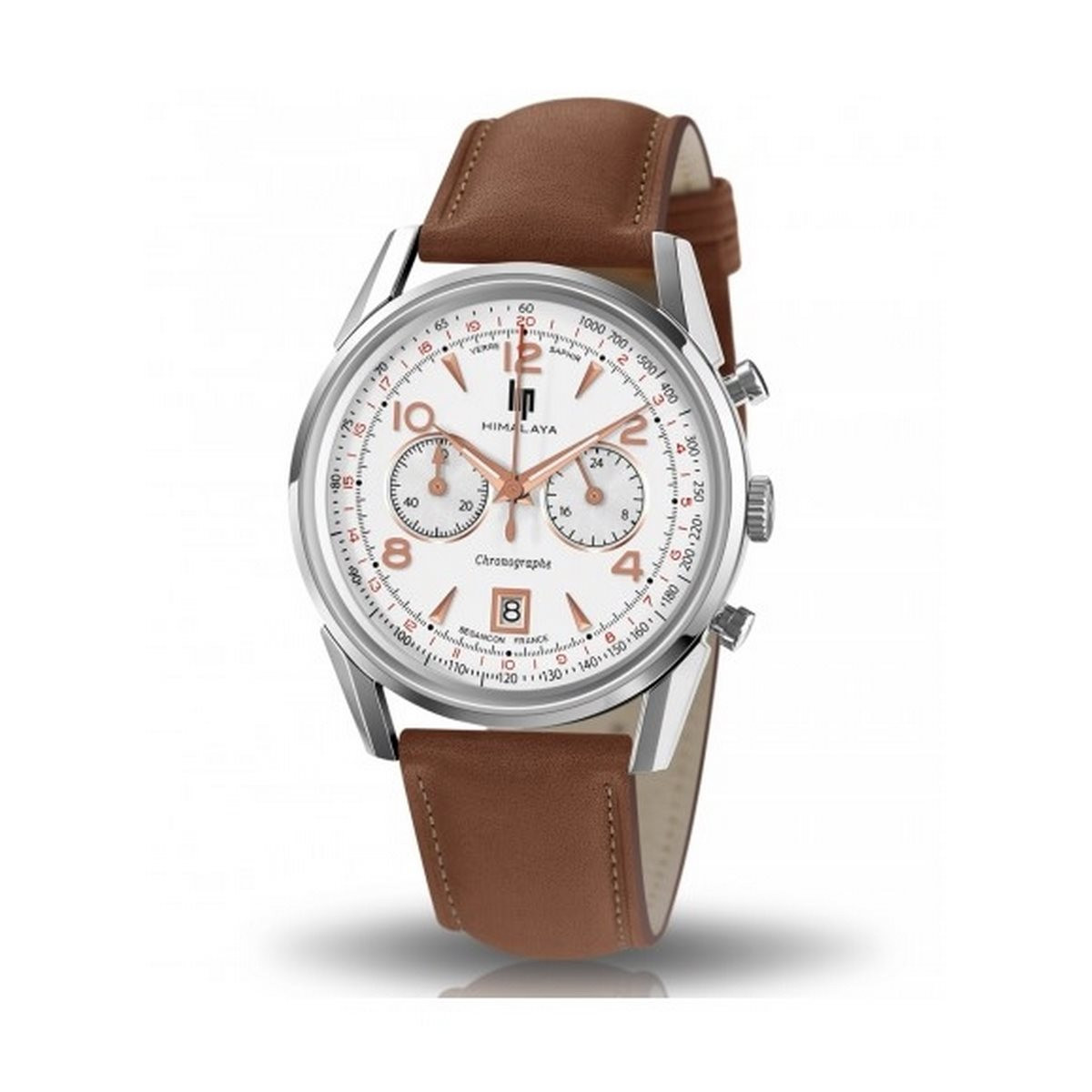 Montre Homme LIP Himalaya 40 MM CHRONOGRAPHE Cadran Blanc