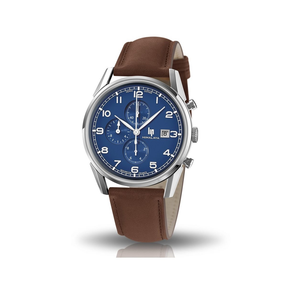 Montre Homme LIP Himalaya 40 MM CHRONOGRAPHE Cadran Bleu