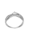 Solitaire Or Blanc et Diamants 0,27 carat "JOLI SOLITAIRE"