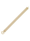 Bracelet maille calera fermoir bouée pour femme