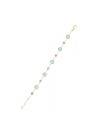 Bracelet chaine "Neela"  Aqua Calci bleue