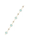 Bracelet chaine "Neela"  Aqua Calci bleue