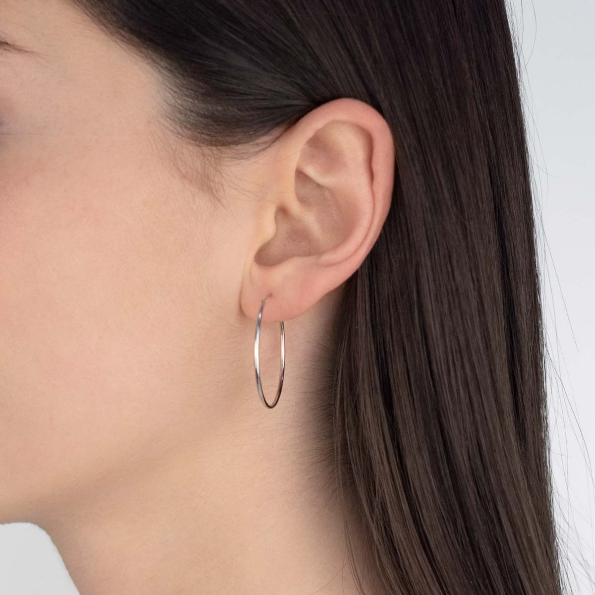 Boucles d'oreilles Or blanc 375/1000 Boucles d'oreilles "Vibration" Or blanc