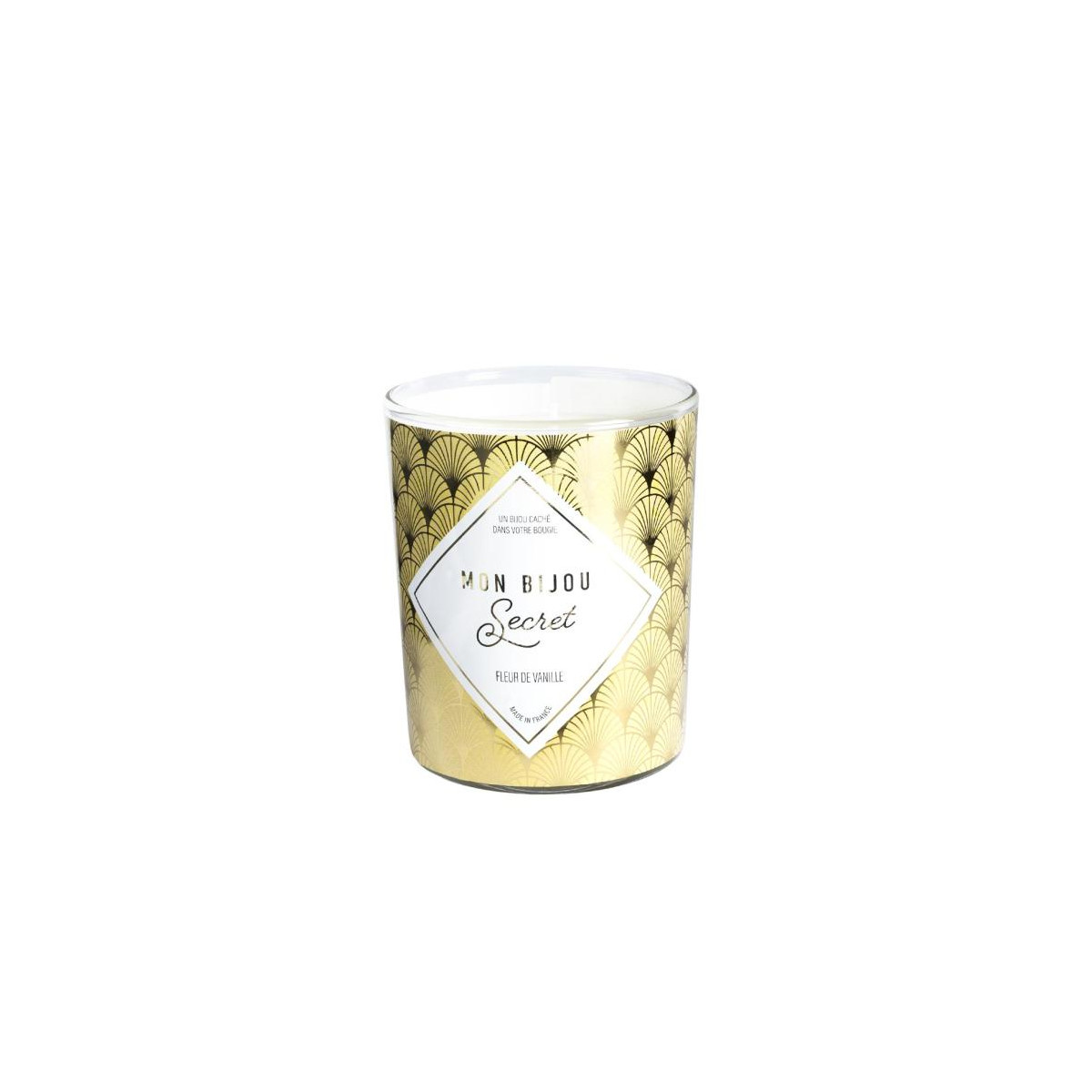 Bougie Bijou Collier argenté - Parfum Fleur de vanille - 40h Bougie Bijou Collier argenté - Parfum Fleur de vanille - 40h