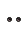 Boucles d'oreilles or blanc et perles de culture Noires "My Pearl"