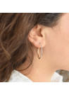 Boucles d'oreilles Or Jaune et Diamant