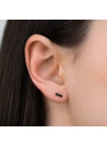 Boucles d'oreilles Or jaune 375/1000 et pierres